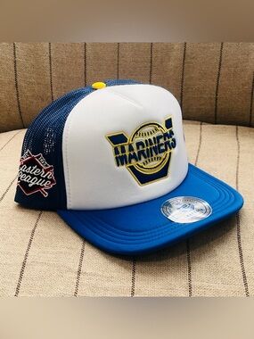 VERMONT MARINERS Ebbets Field Flannels Minor League Vintage Foam SnapBack Hat